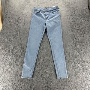 Levis Jeans Womens Size 29 Blue Light Wash Cotton Stretch 720 High Rise Skinny